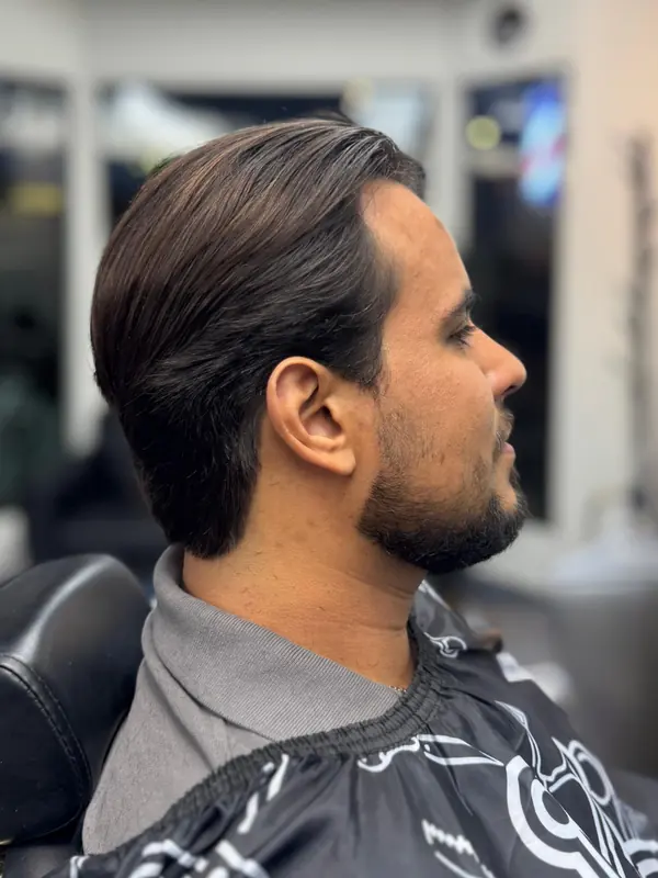 A finished cut or color service