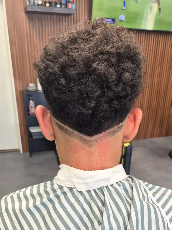 Hair styling by the salon team